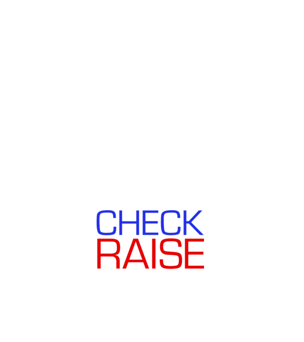 Check Raise model alb pe tricou