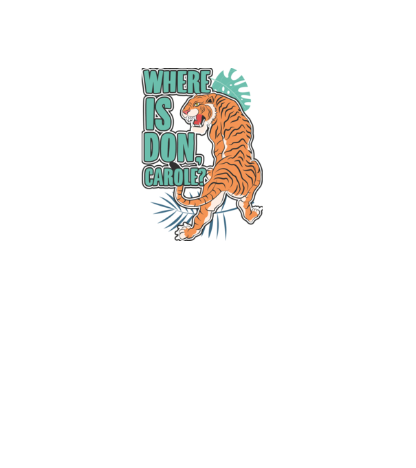 DonCarole model alb pe tricou