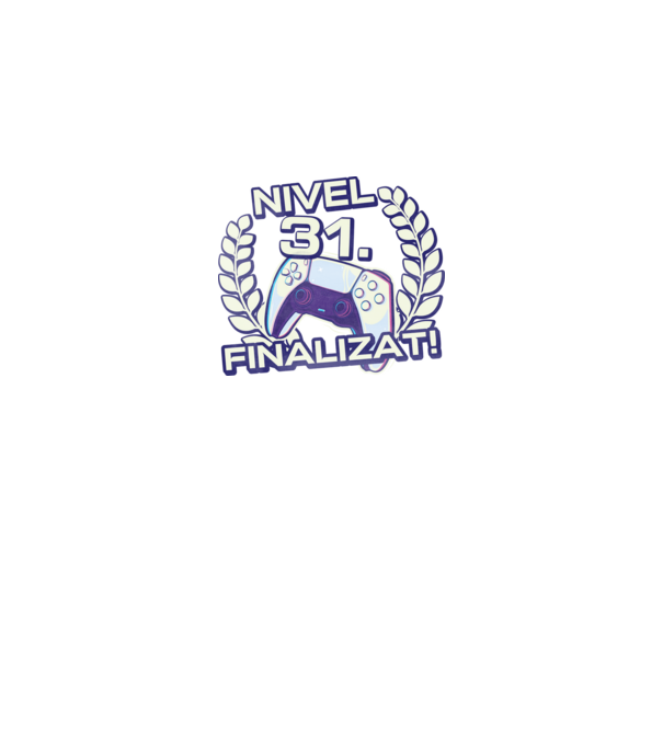Nivel 31 finalizat! model negru pe tricou