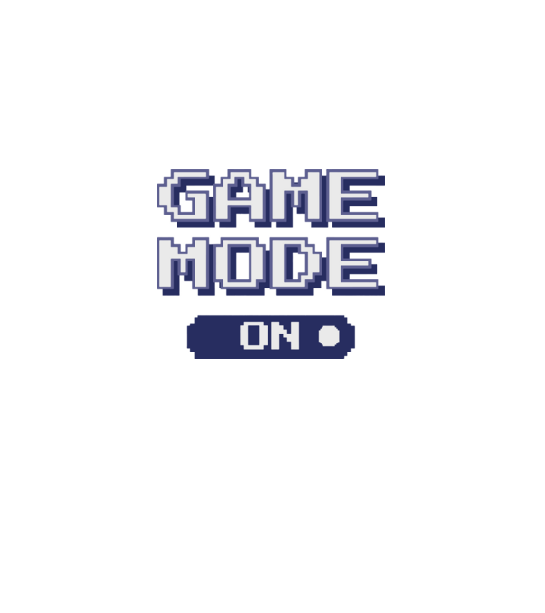 Gamer - Game mode on model negru pe tricou