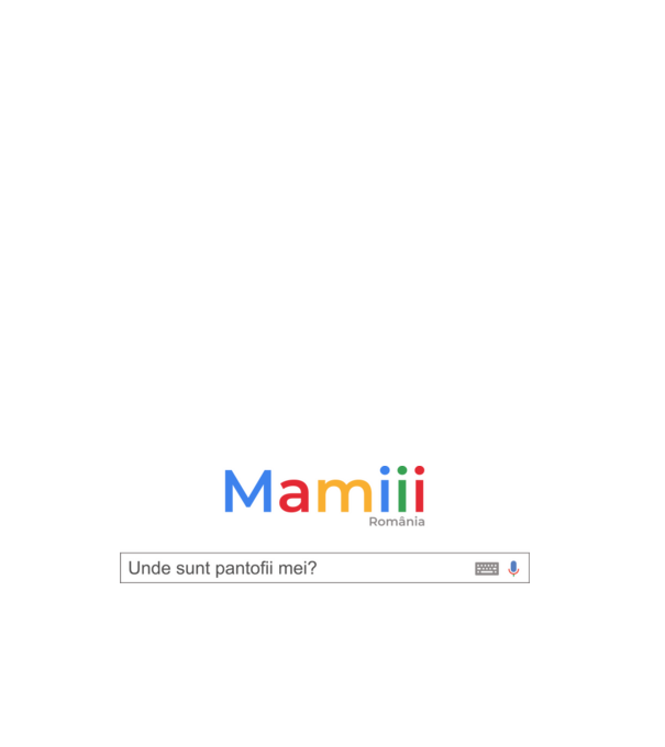Mamiiii - Unde sunt pantofii mei? model negru pe tricou