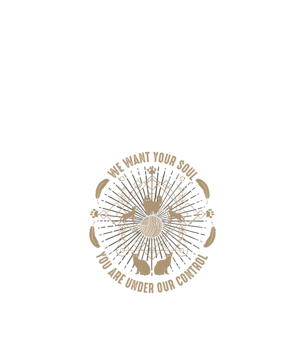 We want your soul model negru pe tricou
