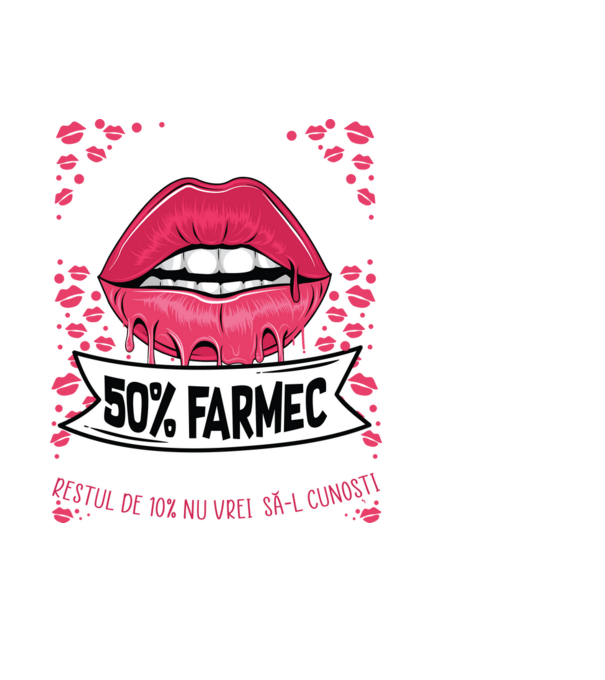 Sunt născută în mai - 50% farmec - 40% nebunii și umor - Restul de 10% nu vrei să-l cunoști model negru pe tricou