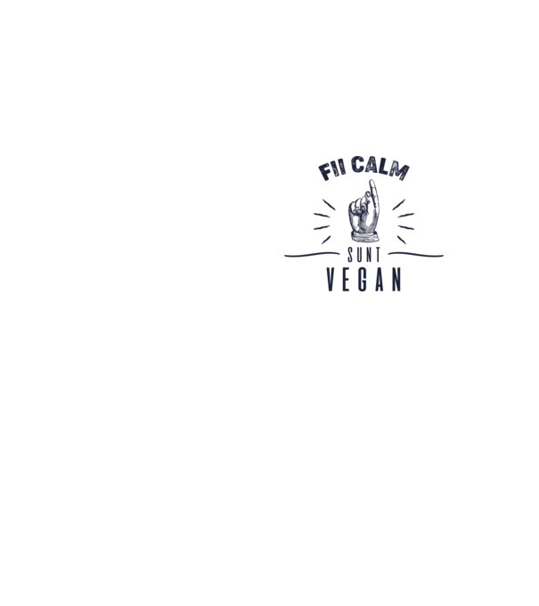 fii calm, sunt VEGAN model galben neon pe tricou