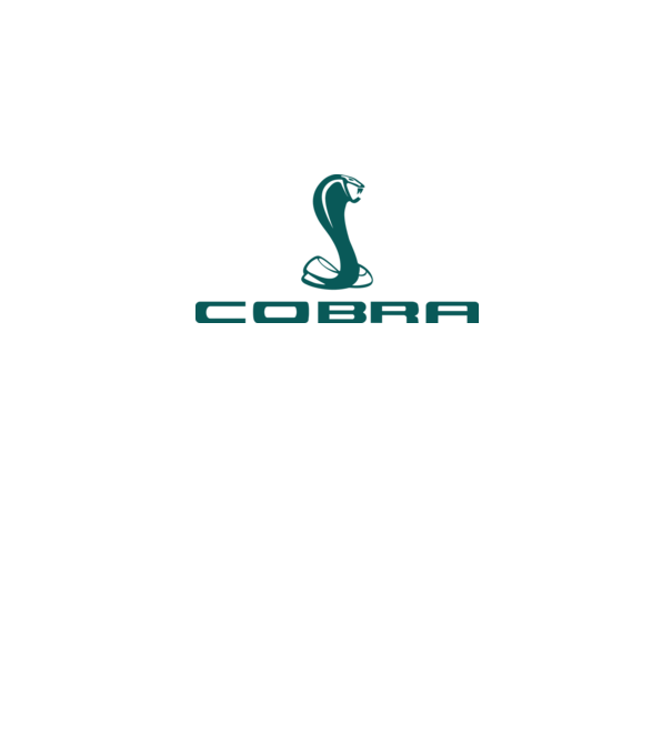 Cobra model alb pe tricou