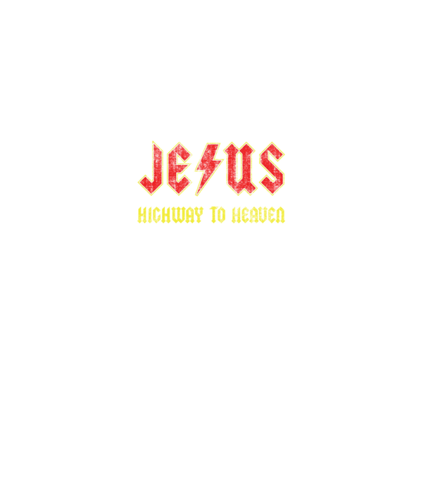 JESUS HIGHWAY TO HEAVEN model negru pe tricou