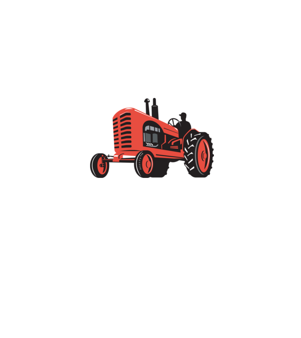 TRACTOR model gri pe tricou