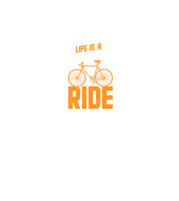 Life is a beautiful ride model negru pe tricou