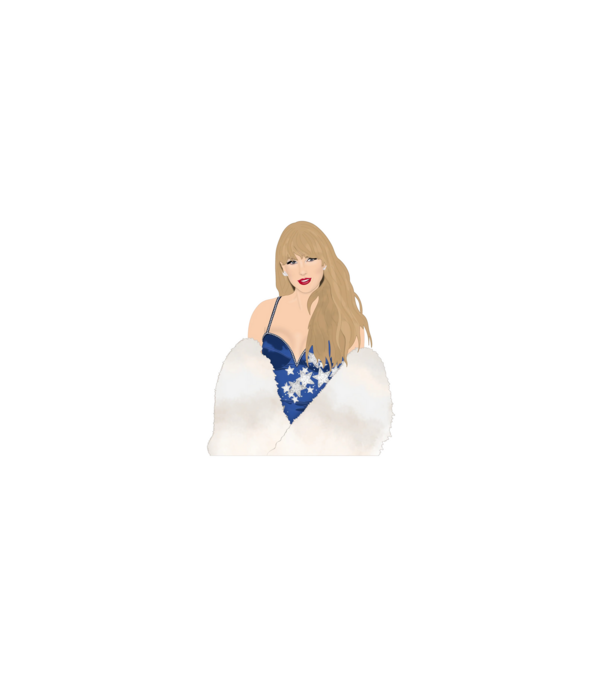 Taylor Swift blue model albastru deschis pe tricou