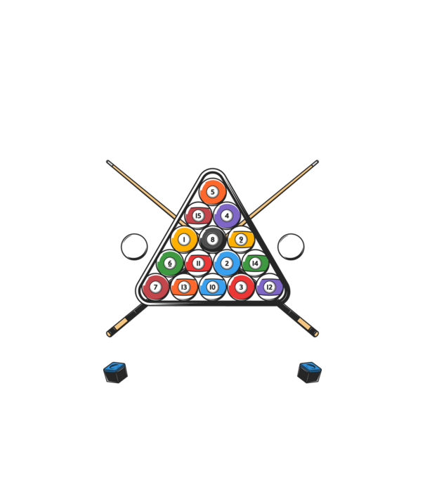 IT WORKED IN MY HEAD Biliard model alb pe tricou