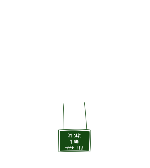 am stat 9 luni model alb pe tricou