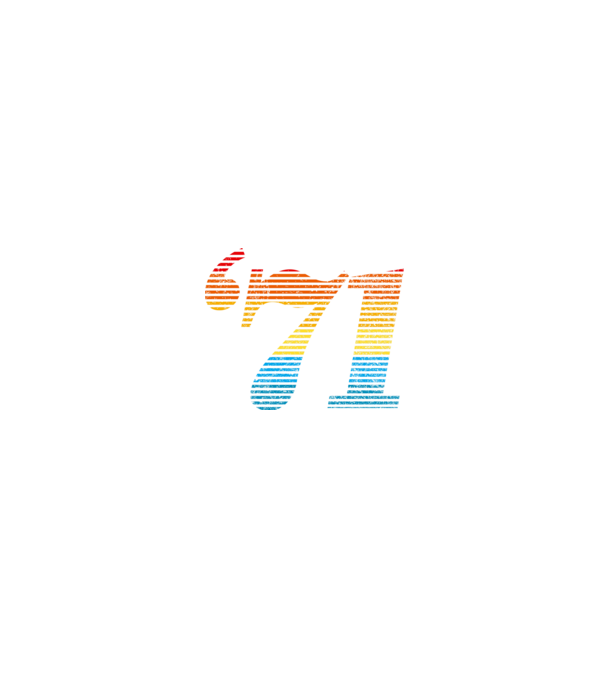 Retro Birthday 1971 model alb/roșu pe tricou
