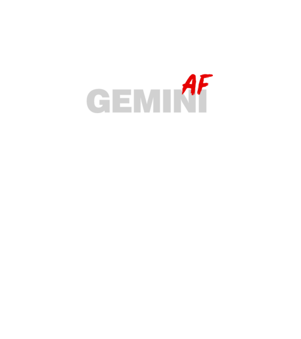 GEMINI as fuck model negru pe tricou