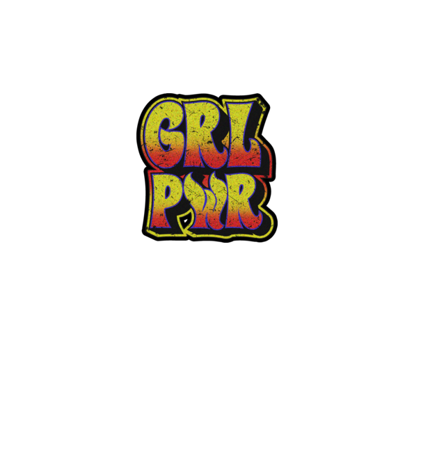 Girl power model alb pe tricou