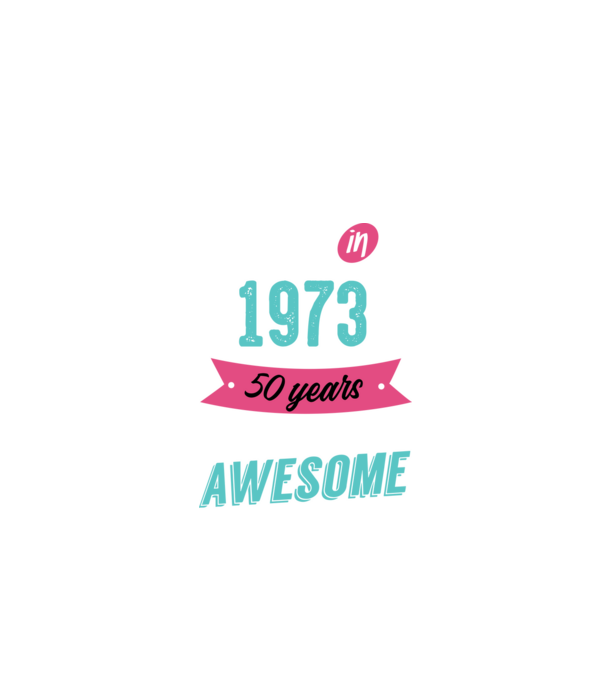 MADE IN 1973 model negru pe tricou