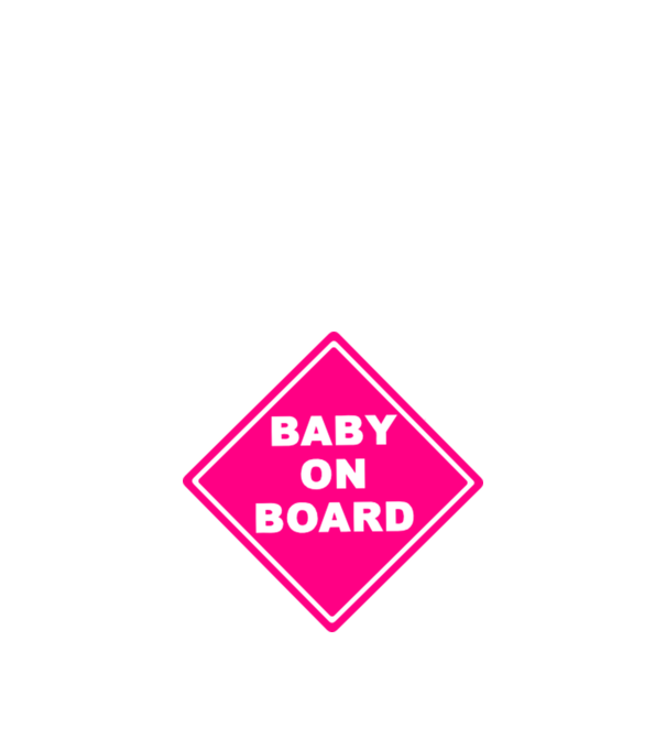 Baby on board model alb pe tricou
