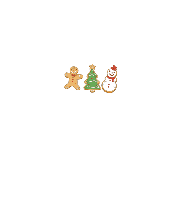 christmas cookies model negru pe tricou