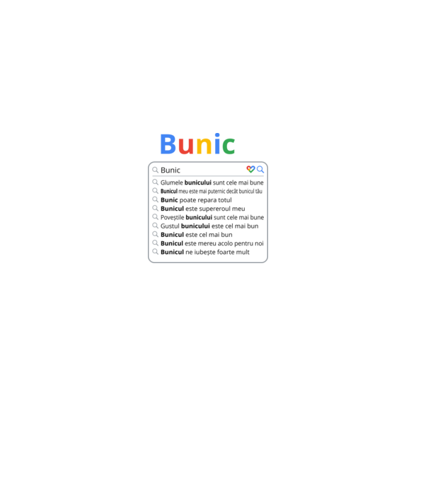căutare Google Bunic model negru pe tricou