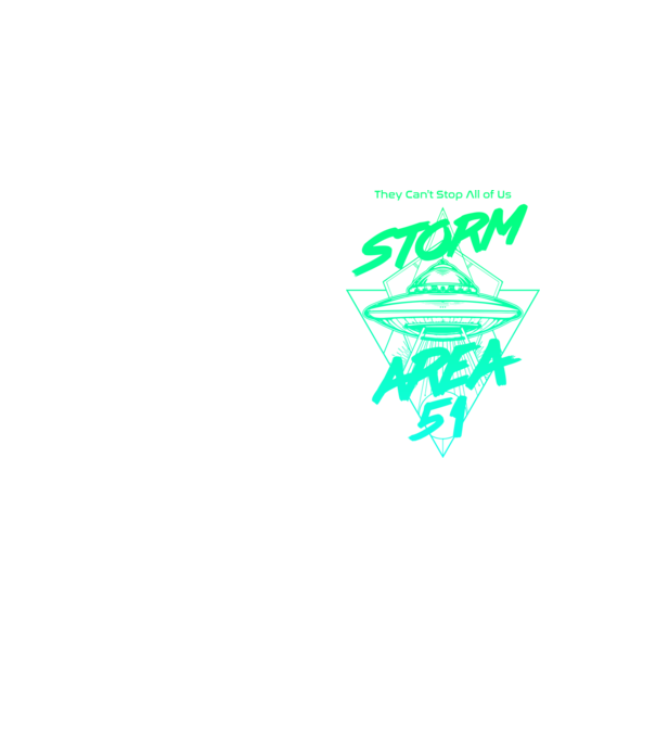Storm area 51 ufo green model galben neon pe tricou