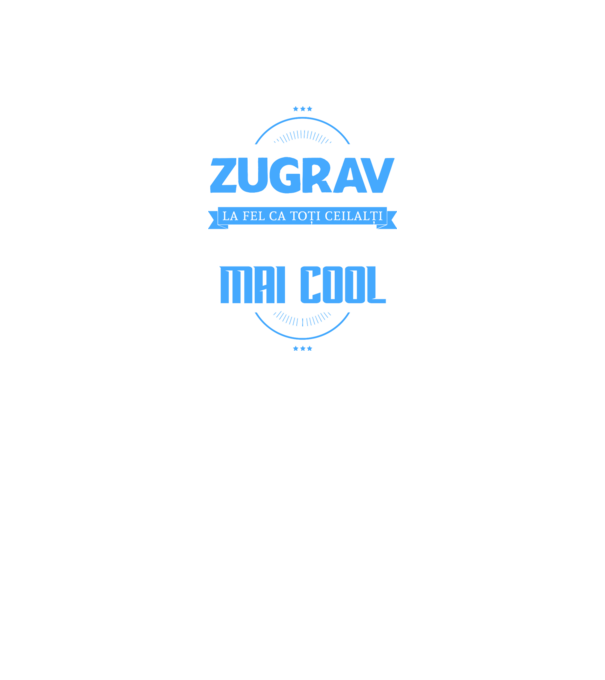 sunt_ZUGRAV model negru pe tricou