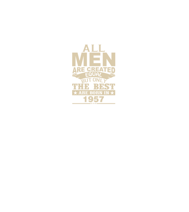 All men are created - 1957 model negru pe tricou