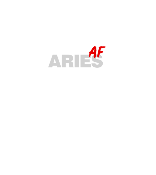 ARIES as fuck model negru pe tricou