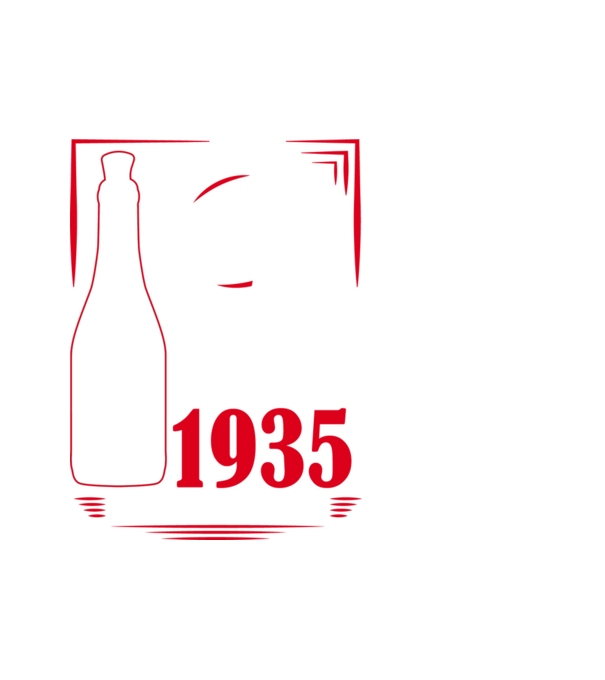 Un Vin Bun 1935 - Negru model alb pe tricou