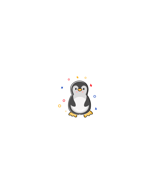 Just a girl who loves Penguins white model negru pe tricou