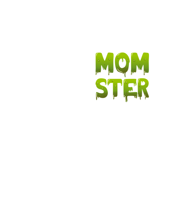 Momster model galben neon pe tricou