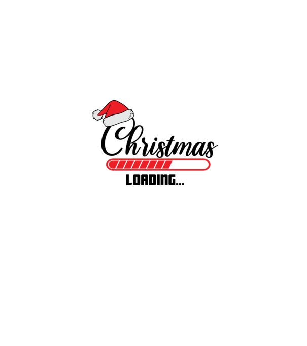 Christmas is loading model gri pe tricou