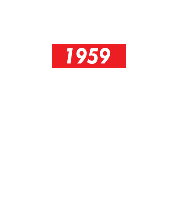 Supreme Birthday 1959 model negru pe tricou