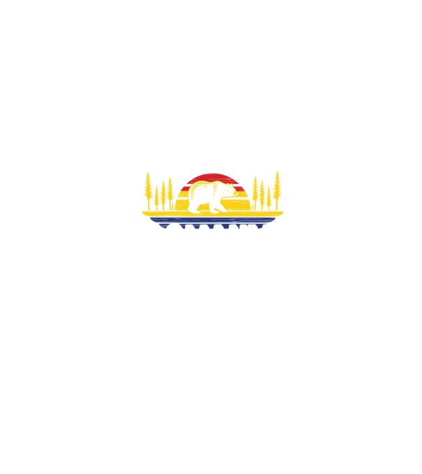 Land of Bears model negru pe tricou