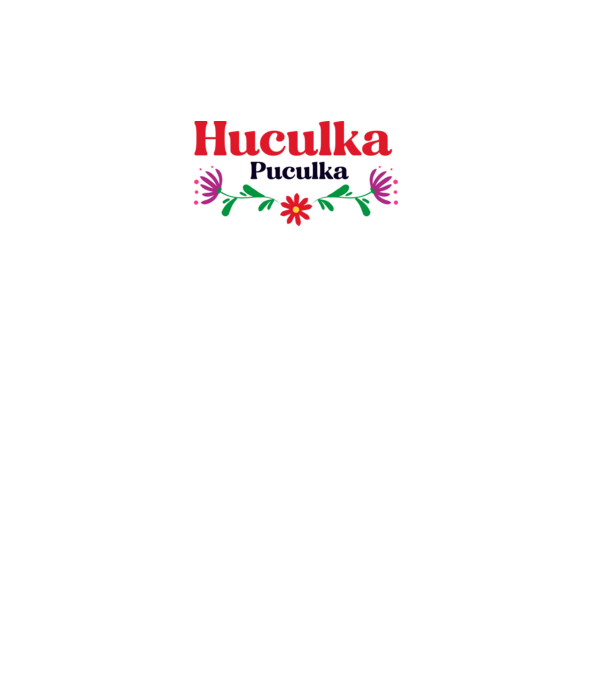 Huculka Puculka model alb pe tricou