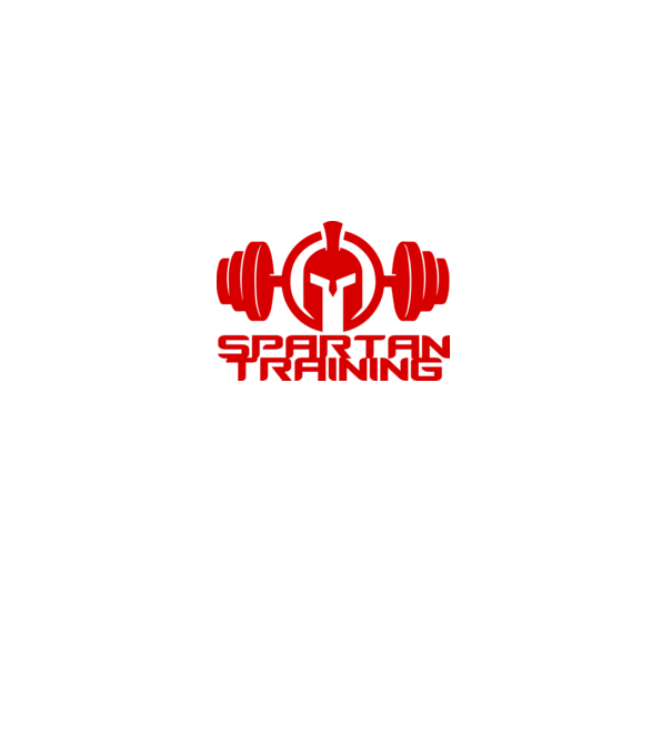 Spartan Training model negru pe tricou