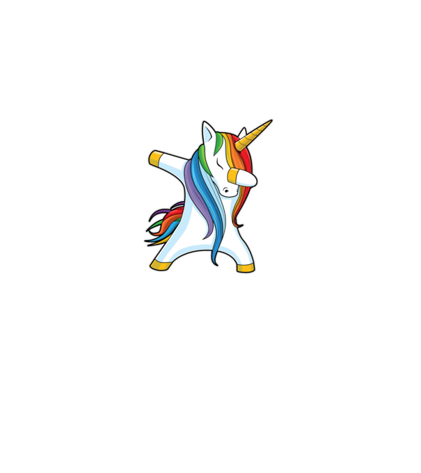 DAB Unicorn 2 model roz pe tricou