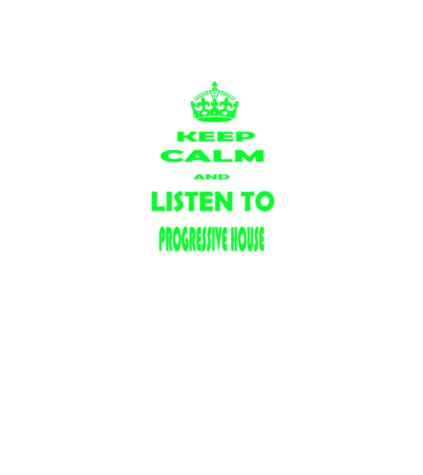 Keep Calm and Listen to prog-house model negru pe tricou