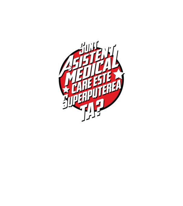 sunt asistent medical, care este superputerea ta? model verde neon pe tricou