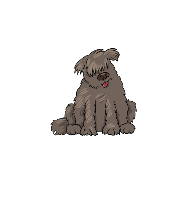 Dog silhouette model dusty pink pe tricou