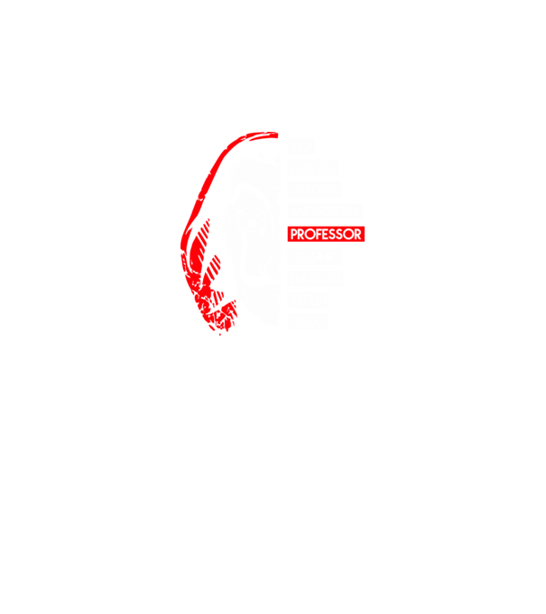 classic logo la casa de papel model negru pe tricou