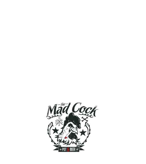 The Mad Cock model roz deschis pe tricou