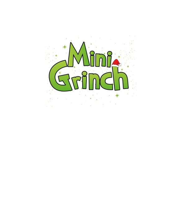 Grinch Family Mini Grinch model negru pe tricou