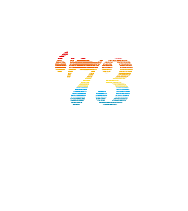 Retro Birthday 1973 model negru pe tricou