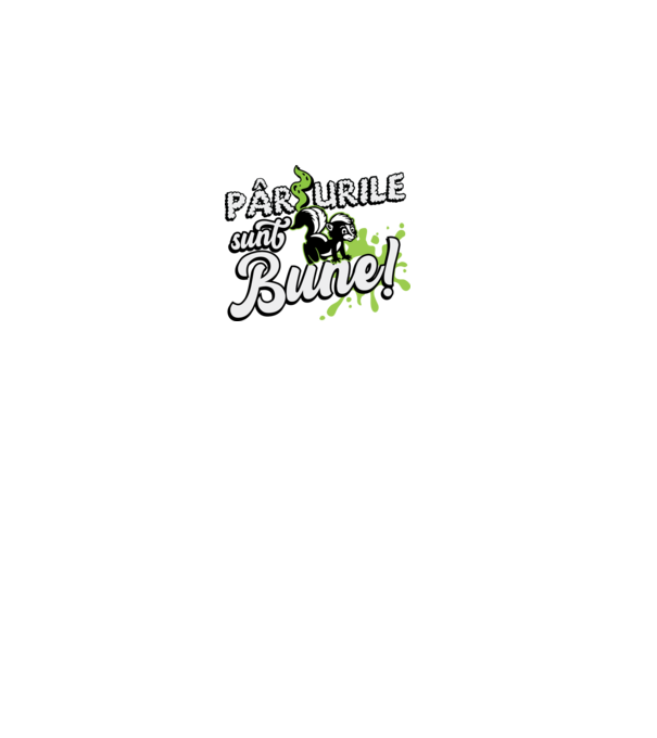 Pârțurile sunt bune model negru pe tricou