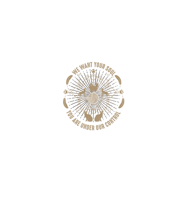 We want your soul model negru pe tricou
