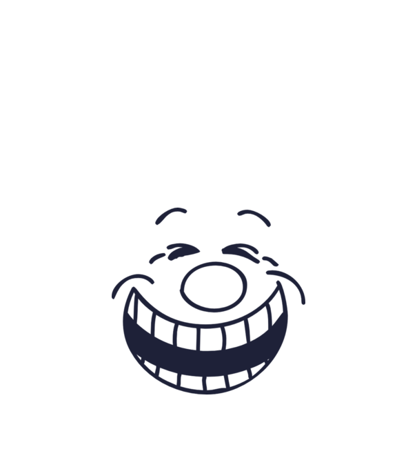 Funny Face Smiley model nisipiu pe tricou