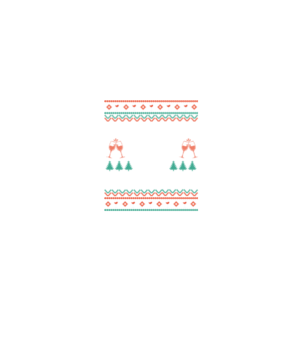 Fueled by wine and christmas model negru pe tricou