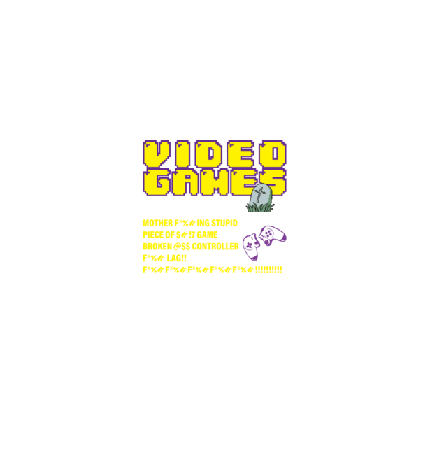 I don't always die when playing video games model negru pe tricou