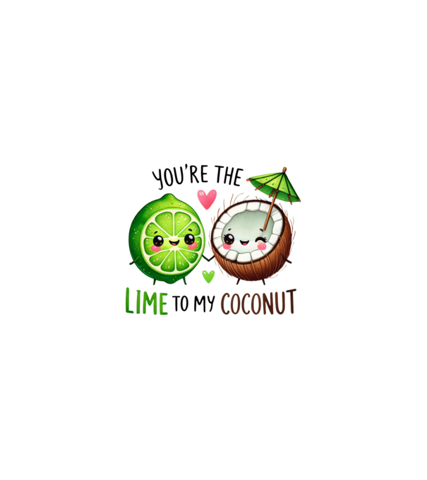 Lime to my Coconut model nisipiu pe tricou