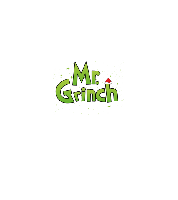 Grinch Family Mr Grinch model negru pe tricou