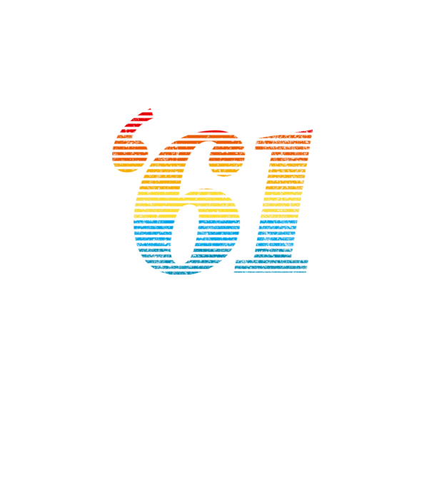 Retro Birthday 1961 model alb pe tricou
